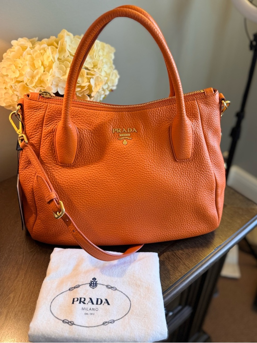 Prada Vitello  Daino  Bag